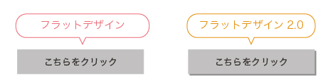 「フラットデザイン」と「フラットデザイン2.0」