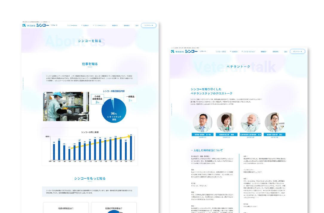 株式会社シンコー リクルート｜新潟のWeb制作会社ケーネットの制作事例
