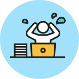 通常業務との掛け持ちで手が回らない